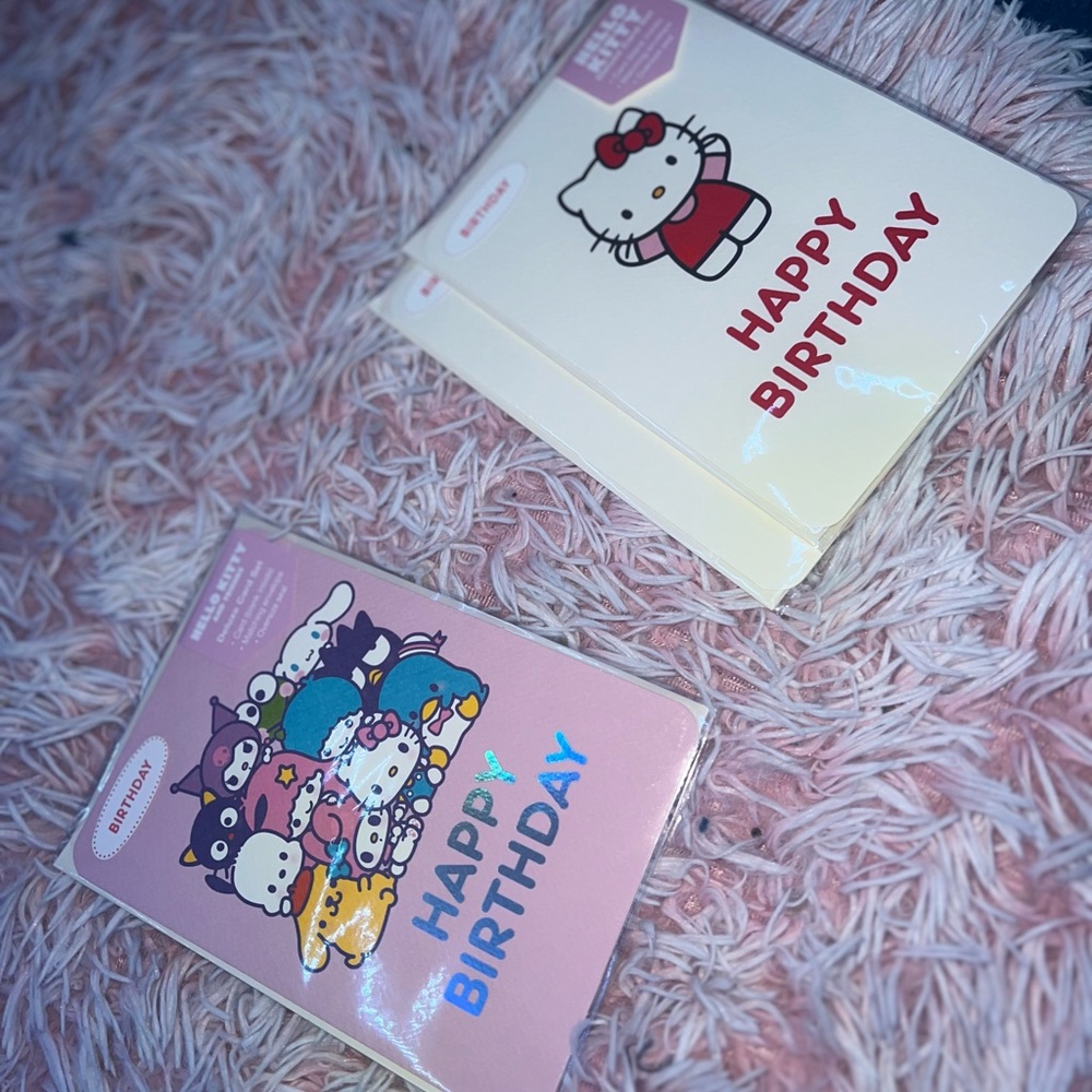 Sanrio Birthday Cards